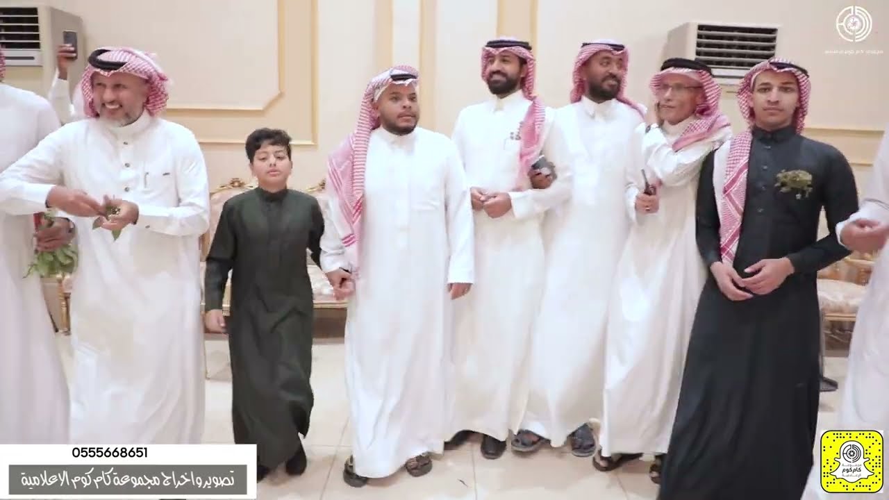 الله يتمم سعدكم  - غناء ابراهيم مشولي | زواج الشاب مرعي عسيري