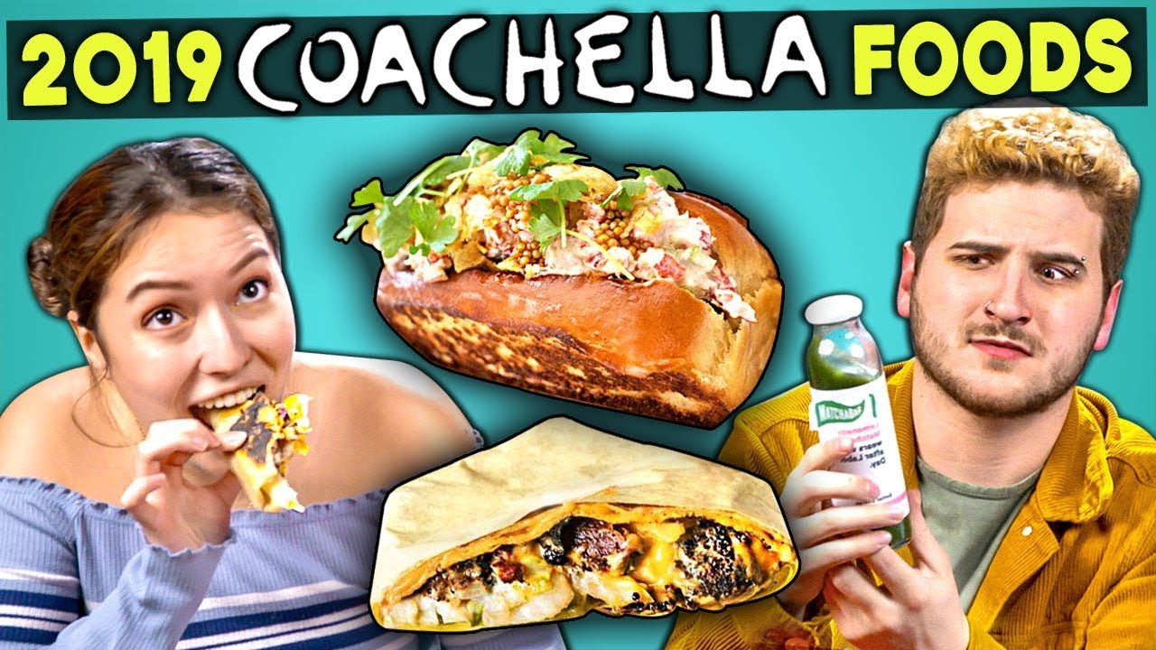 Adults Try 2019 VIP Coachella Foods | People Vs. Food