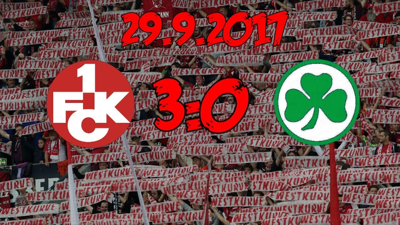 1. FC Kaiserslautern 3:0 SpVgg Greuther Fürth - 29.9.2017 - NA ENDLICH!!!