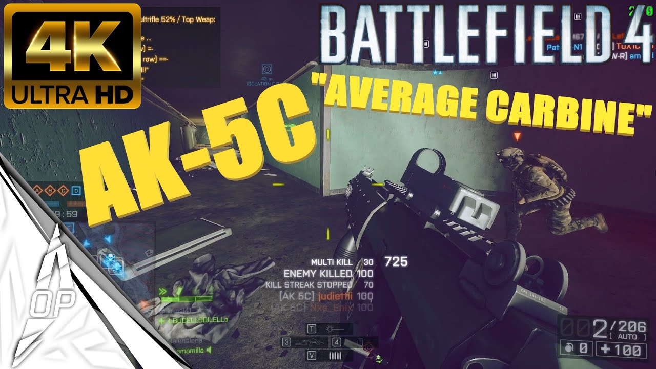 BF4 NO META WEAPONS EP.18 [AK-5C] _ BATTLEFIELD 4 PC GAMEPLAY [4K 60FPS] #4k #bf4 #60fps #ak5c