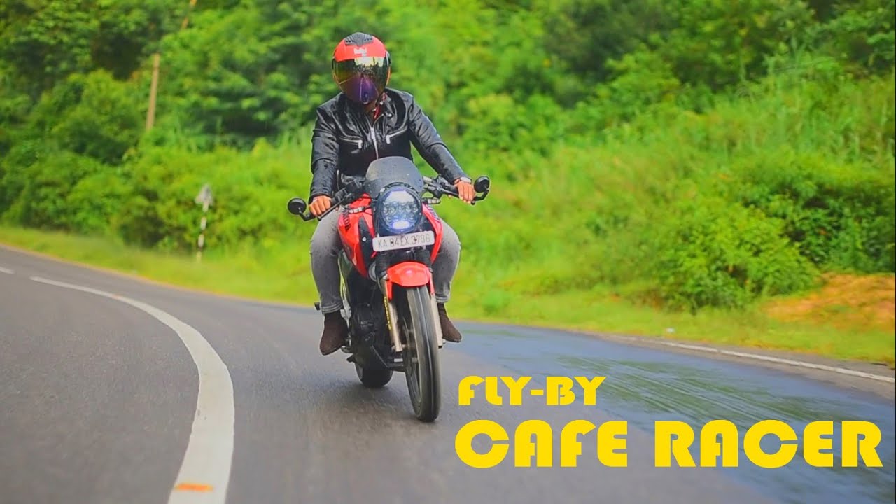 CINEMATIC Video of CAFE RACER / CUSTOM  HERO HONDA HUNK