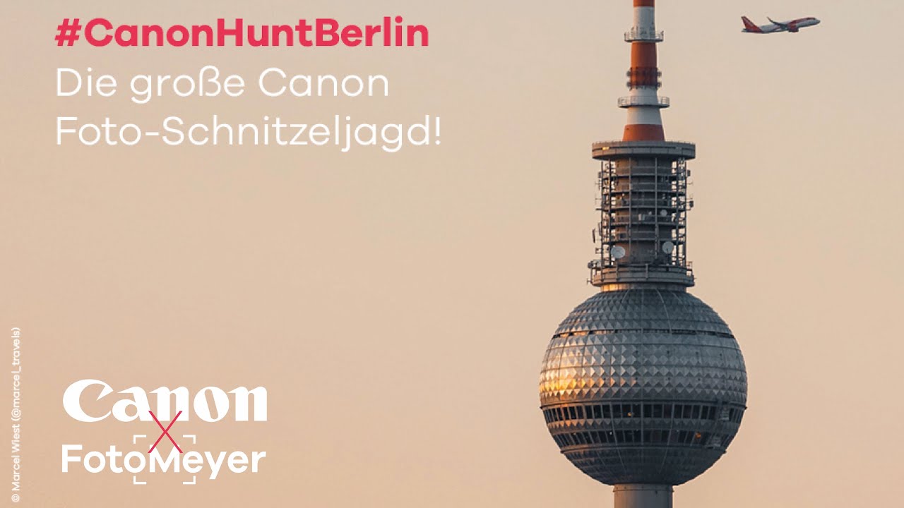 CANON HUNT BERLIN: GEWINNT EIN EOS R8 KIT & SICHERT EUCH 20 % AUF ALLE CANON RF-OBJEKTIVE
