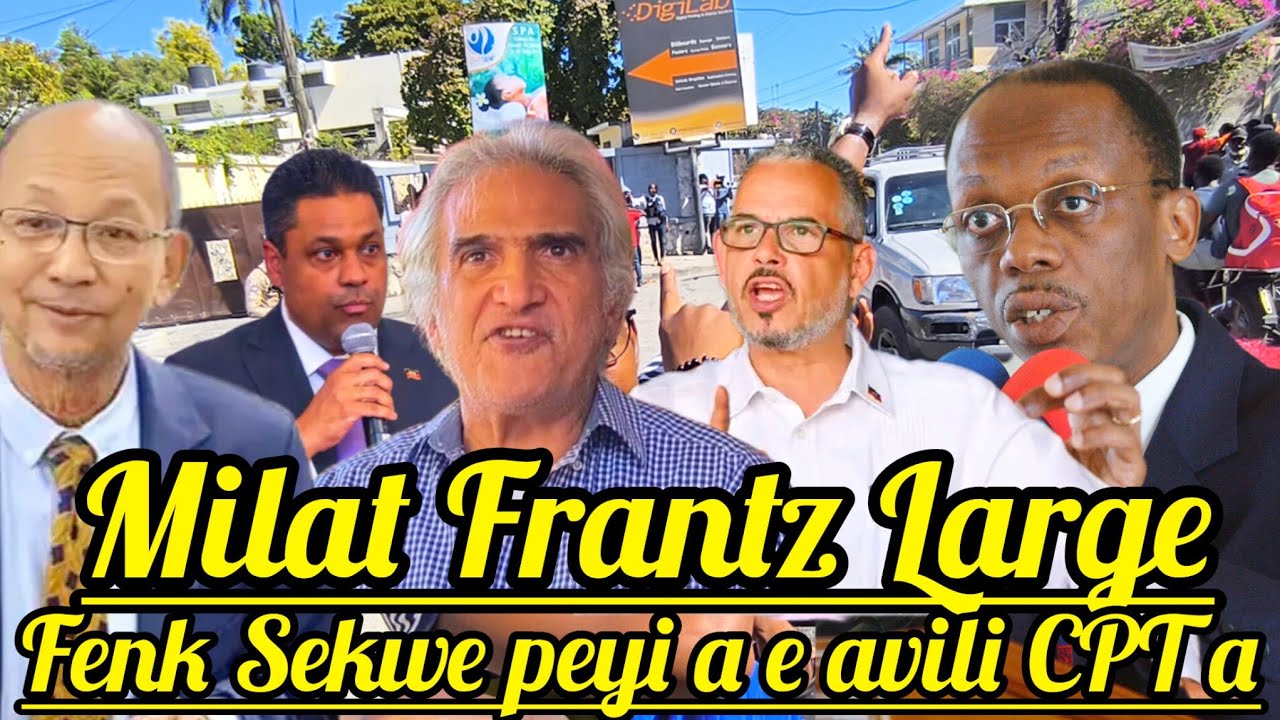 Sa fenk tonbe😱🆘Milat Frantz Large fenk Sekwe Peyia e di CPT a Negosye ak g@ng yo pou Ouvè Matisan.