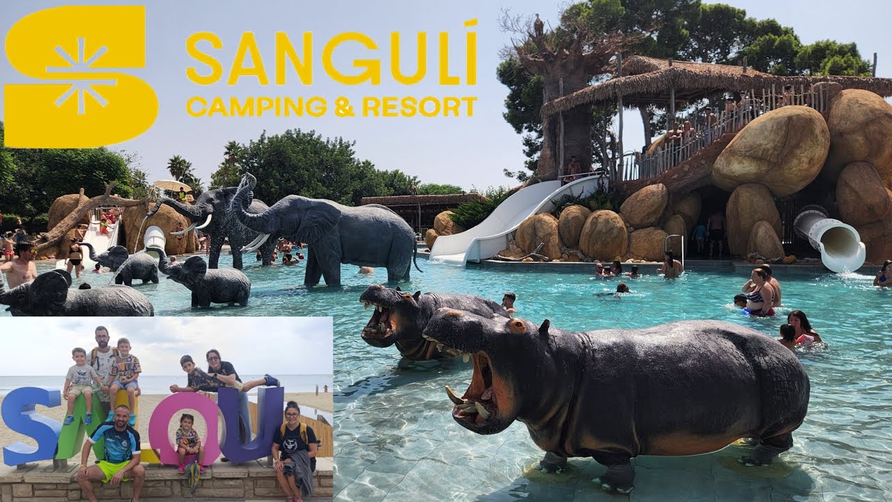 Camping Sangulí Resort en Salou. Con autocaravana y tienda de campaña 🚌🏕🏖