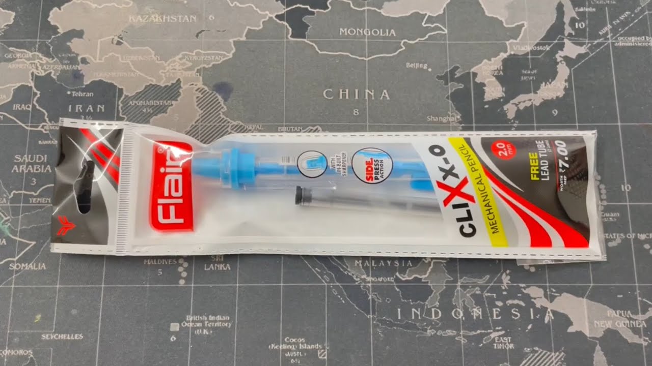 FLAIR CLIXX MECHANICAL PENCIL(PEN PENCIL) | 2.0mm | UNBOXING & REVIEW |