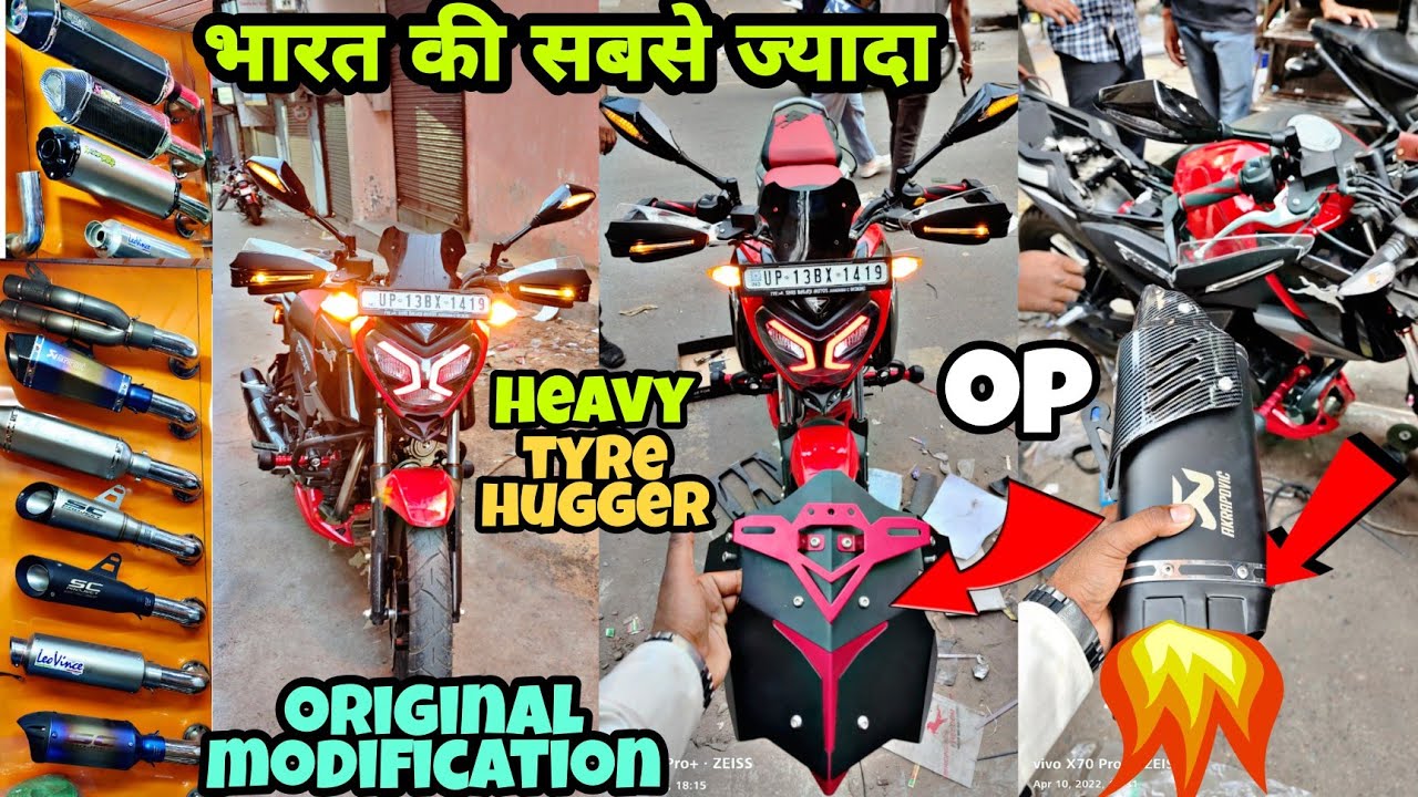 India's most modified TVS Raider 125 | TVS Raider original exhaust | Indian throttle