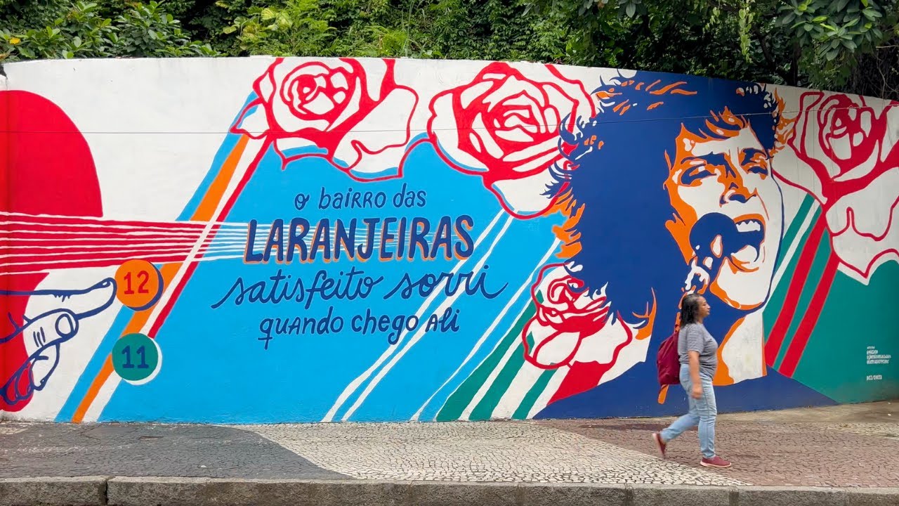 Laranjeiras: a traditional treasure in the south zone of Rio de Janeiro | Brazil Walking Tour 4K