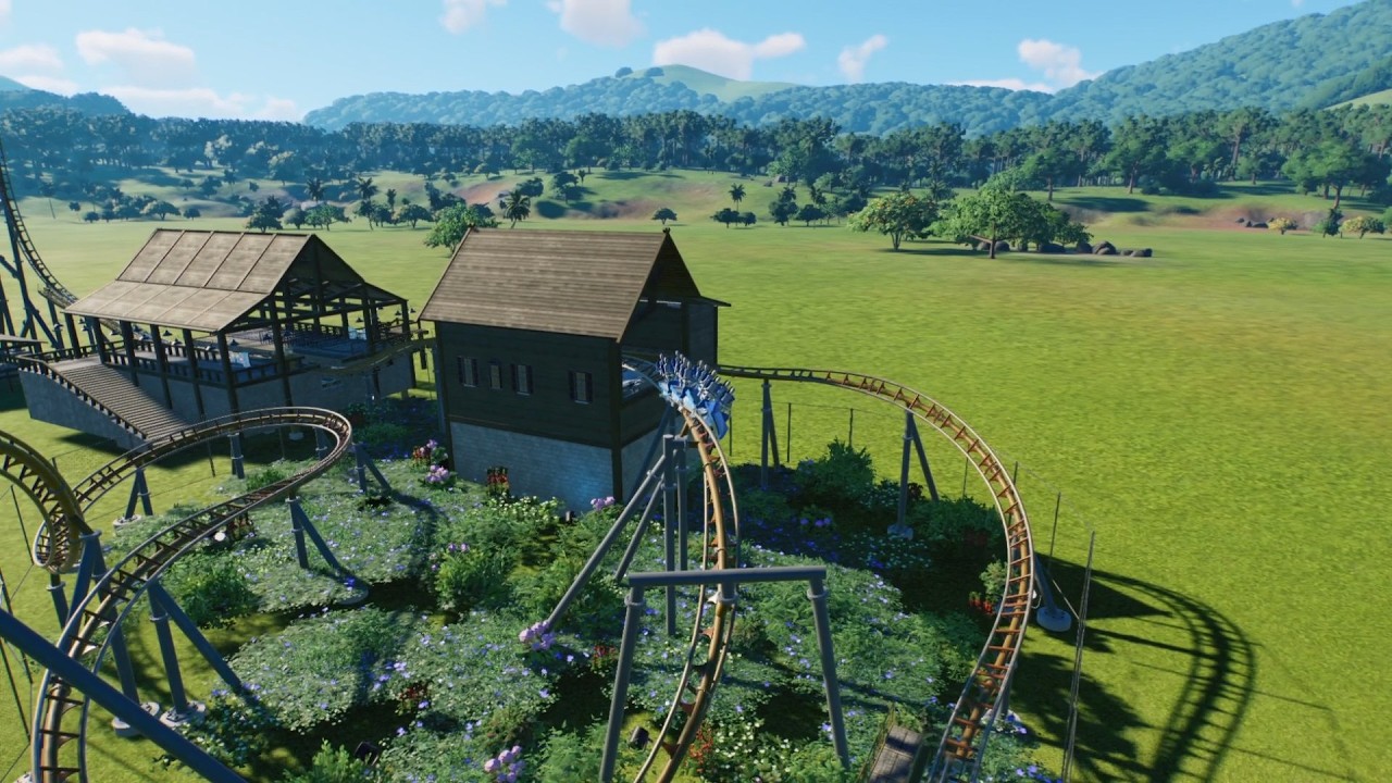Return Coaster Offride Planet Coaster 2 (made by Thom)
