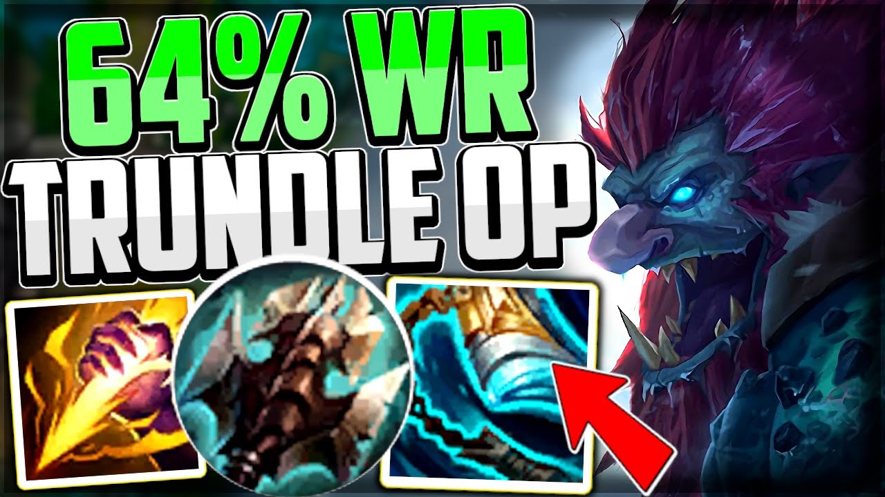 NEW TRUNDLE JUNGLE BUILD IS NOT FAIR! (64% WR BUILD) Trundle Guide Season 13 League of Legends