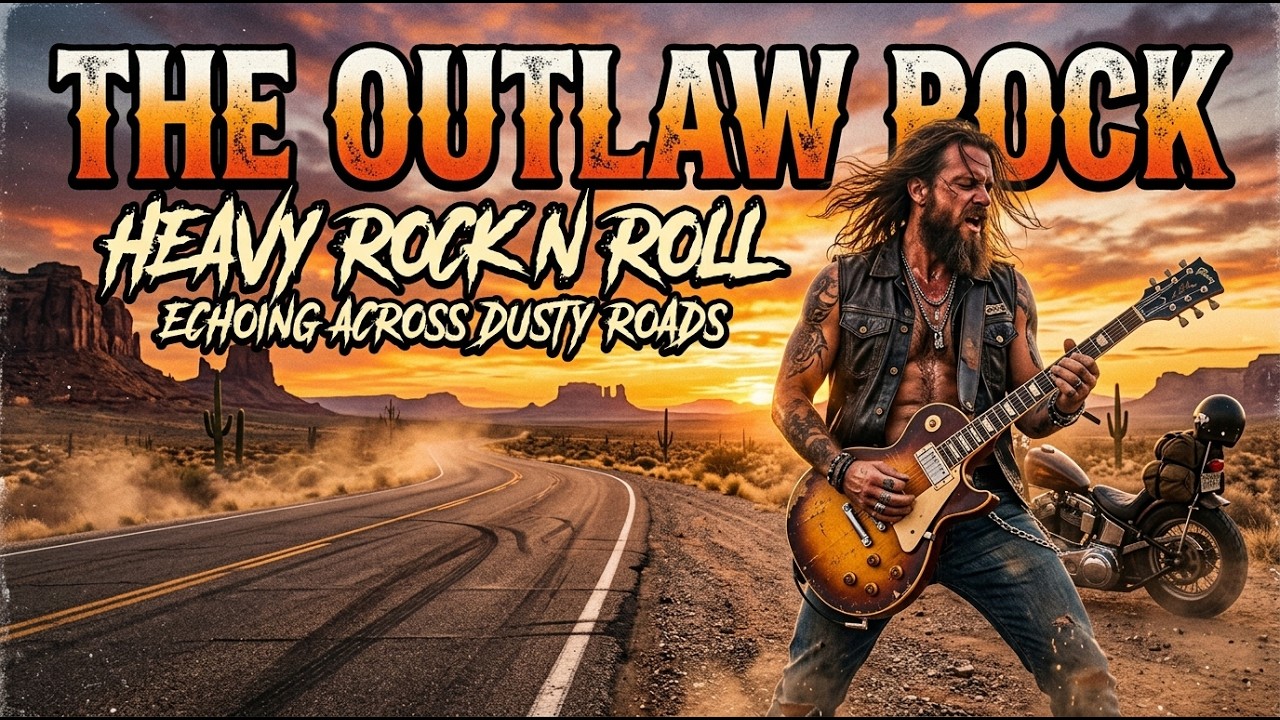 Best The Outlaw Rock 🎸 Heavy Rock n Roll Echoing Across Dusty Roads