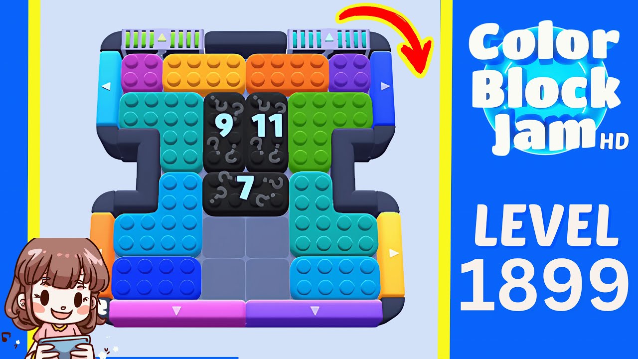 Color Block Jam Level 993 (1899) Solution Walkthrough
