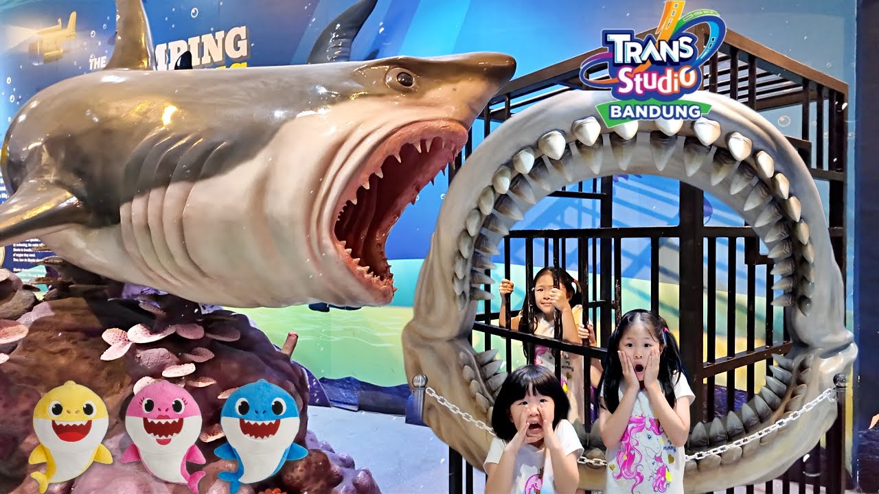 Ketemu Baby Shark dan Hiu Terbesar Megalodon di Museum Trans Studio