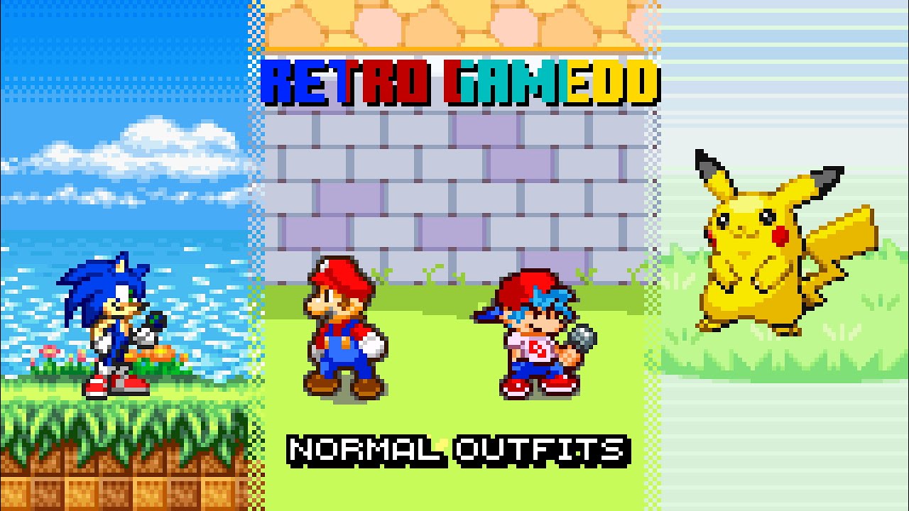 Retro GamEDD but their outfit is normal