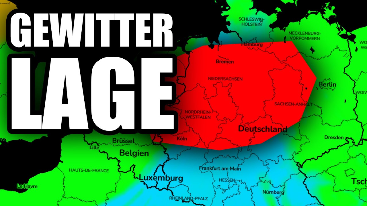 Mit dieser interessanten Gewitterlage rechnet KEINER...