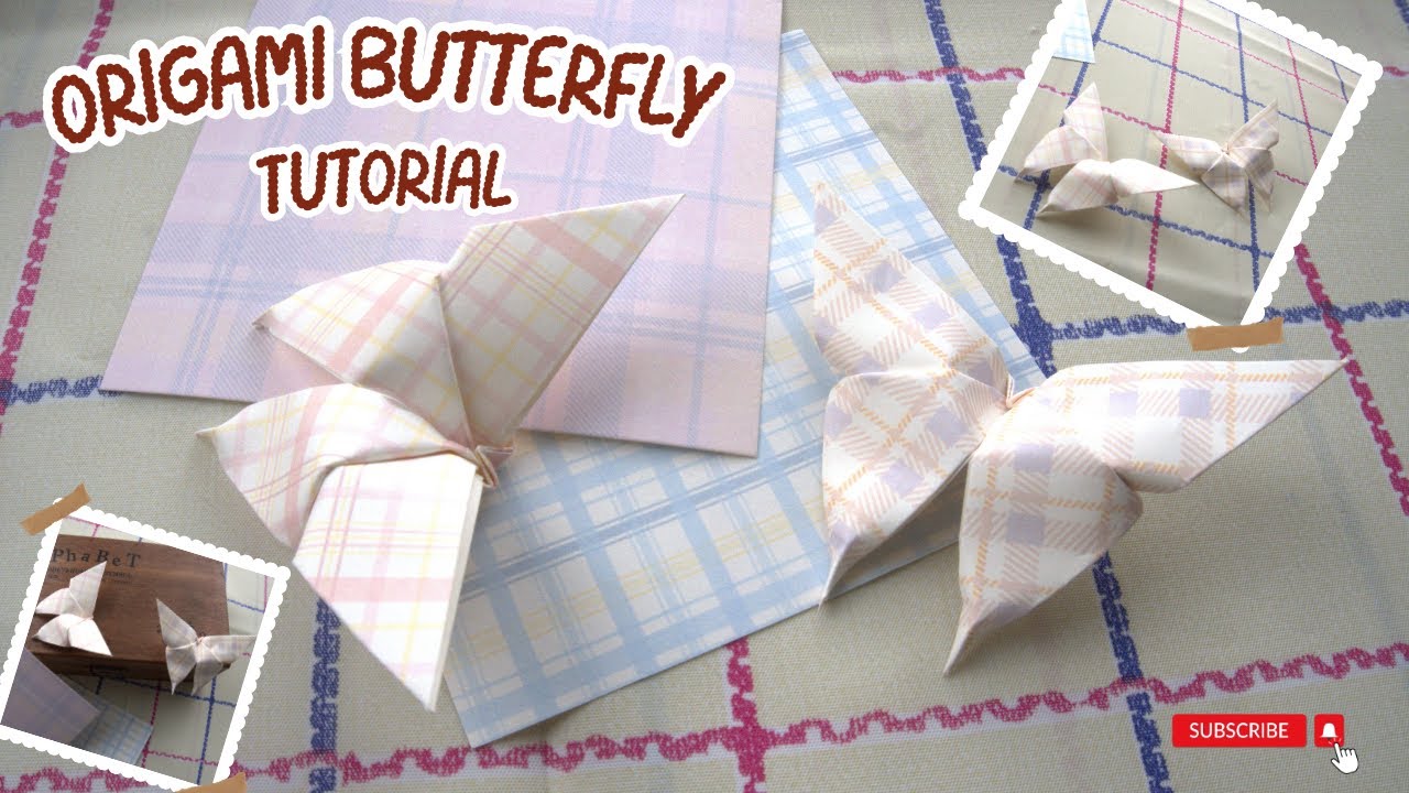 Origami Butterfly Tutorial | perfect for small children to learn through art and crafts