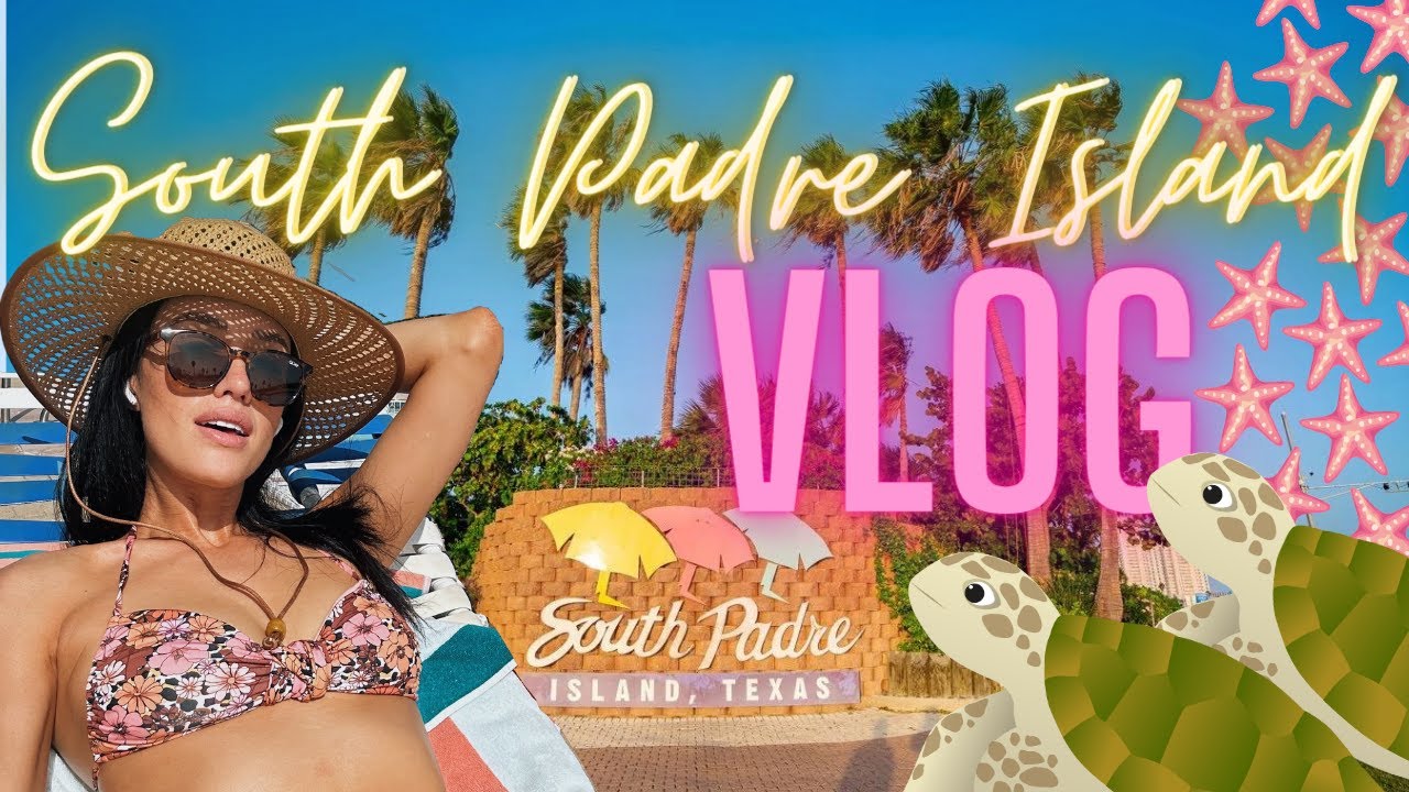 Sea Turtles 🐢🌊 and South Padre Island, Texas- Beach Vacation Vlog👙🏖️💗