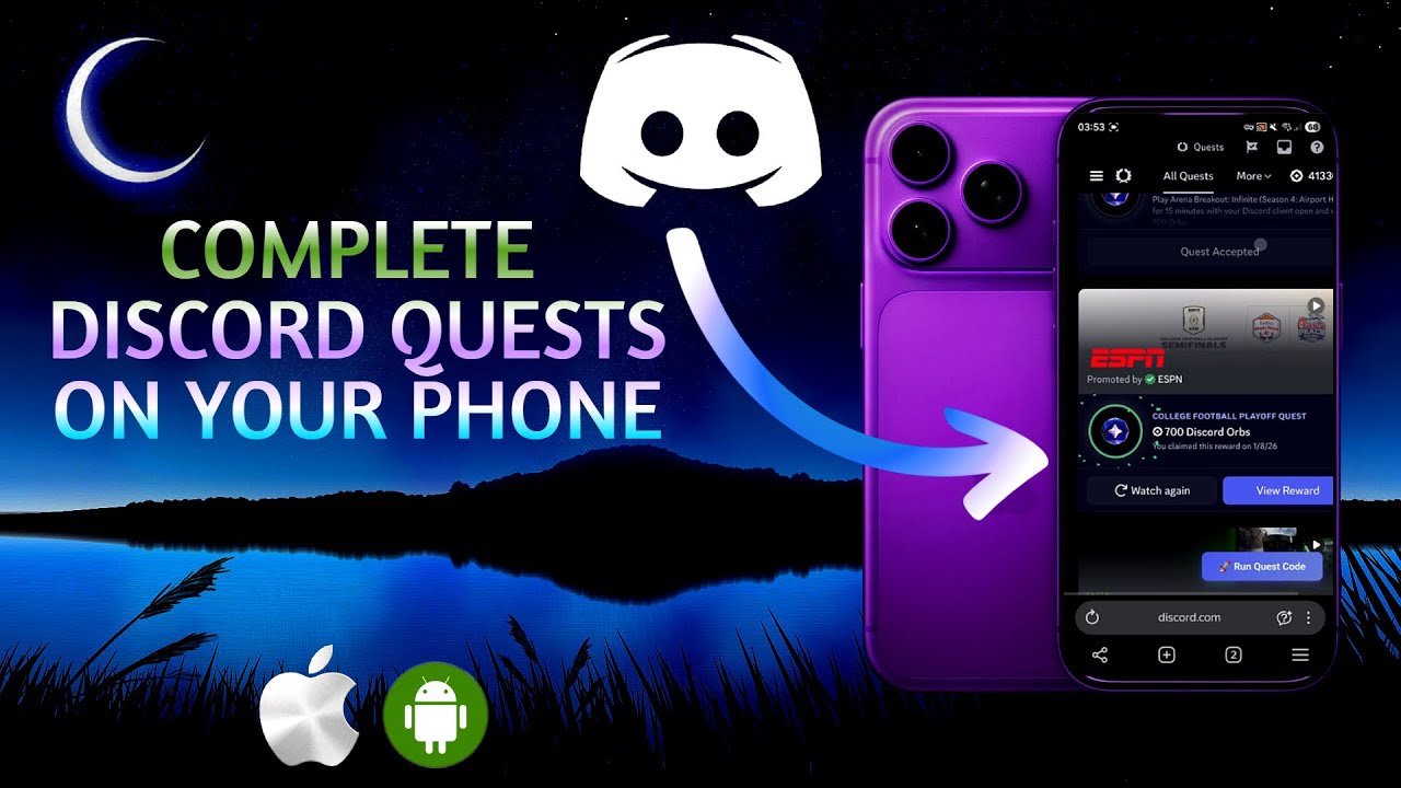 🥳 Discord ORBS G&ouml;revlerini Telefondan Bedava Tamamlama! (PC Gerekmez)