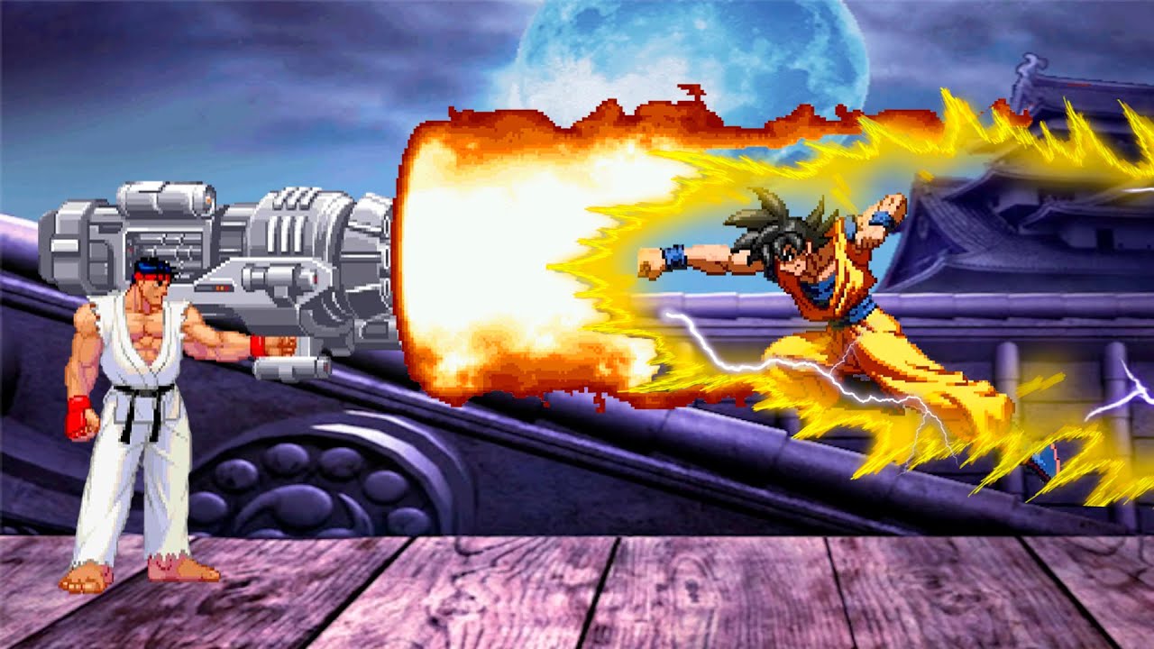 RYU REHYPED VS SON GOKU