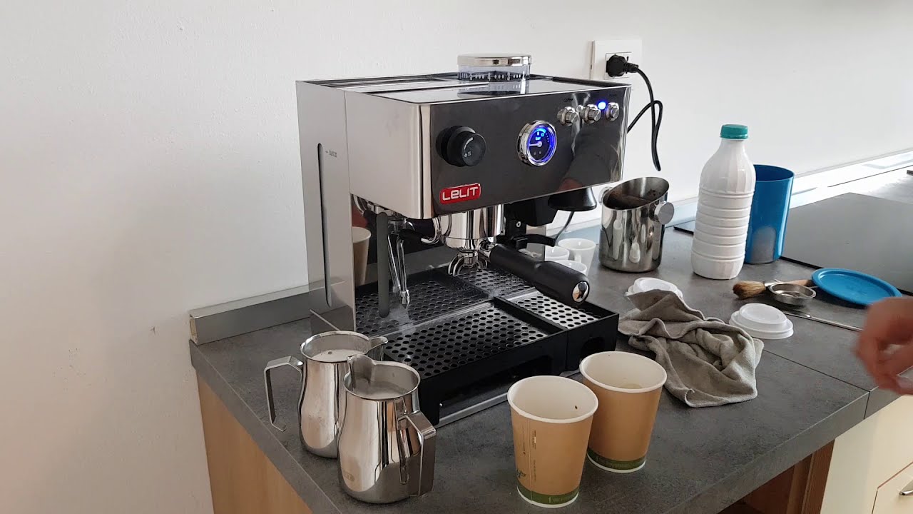 pl042emi LELIT  latte, cappuccino macchina da caffè combinata compatta