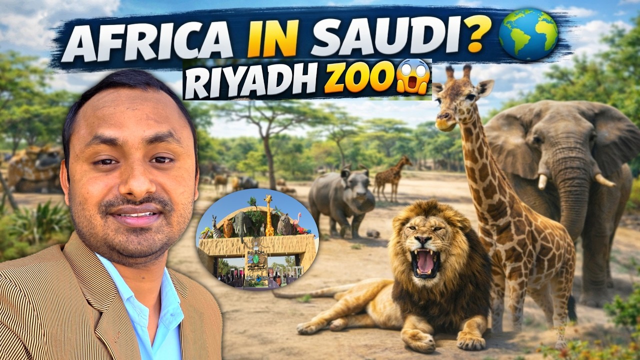 “Saudi Arabia ka Riyadh Zoo 😳 | Ye Expect Nahi Kiya Tha!” | Aslam Ansari  | Riyadh Malaz Zoo |
