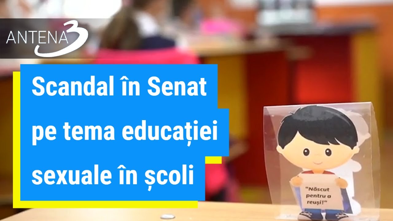 Scandal în Senat pe tema educației sexuale în școli