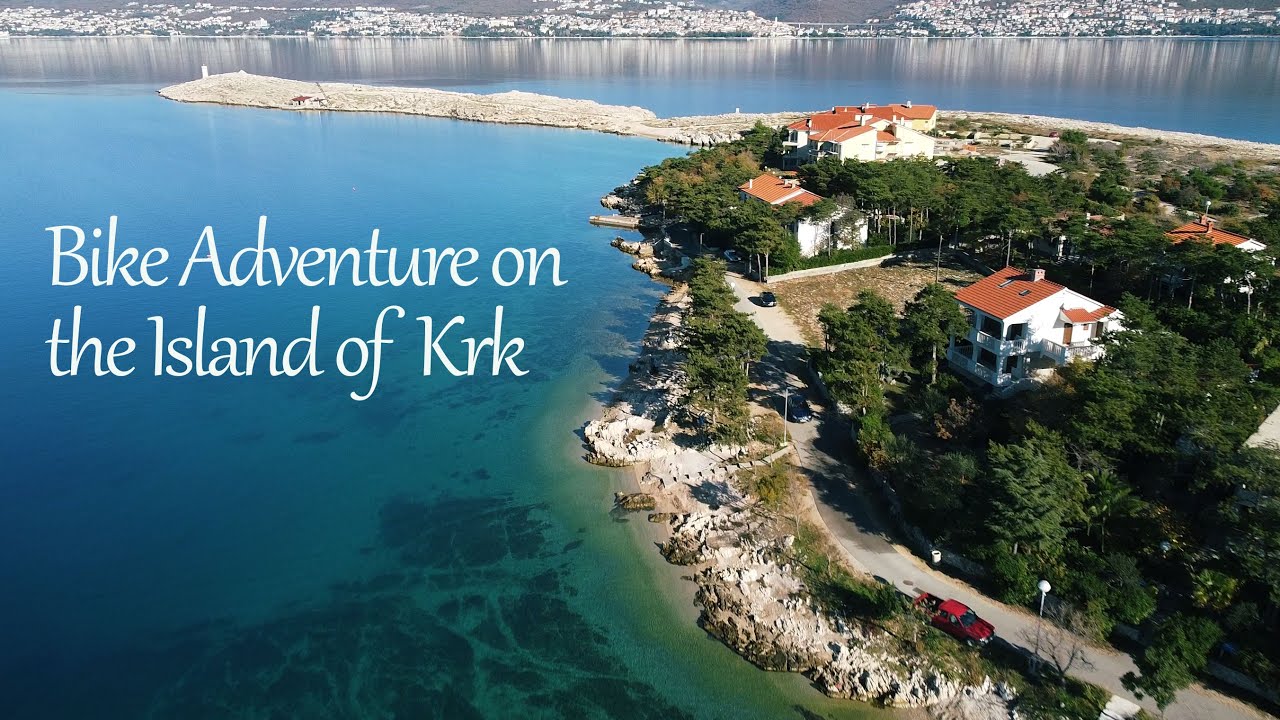 Bike Adventure on the Island of Krk | Omišalj - Šilo - Vrbnik - Krk | Drone Footage