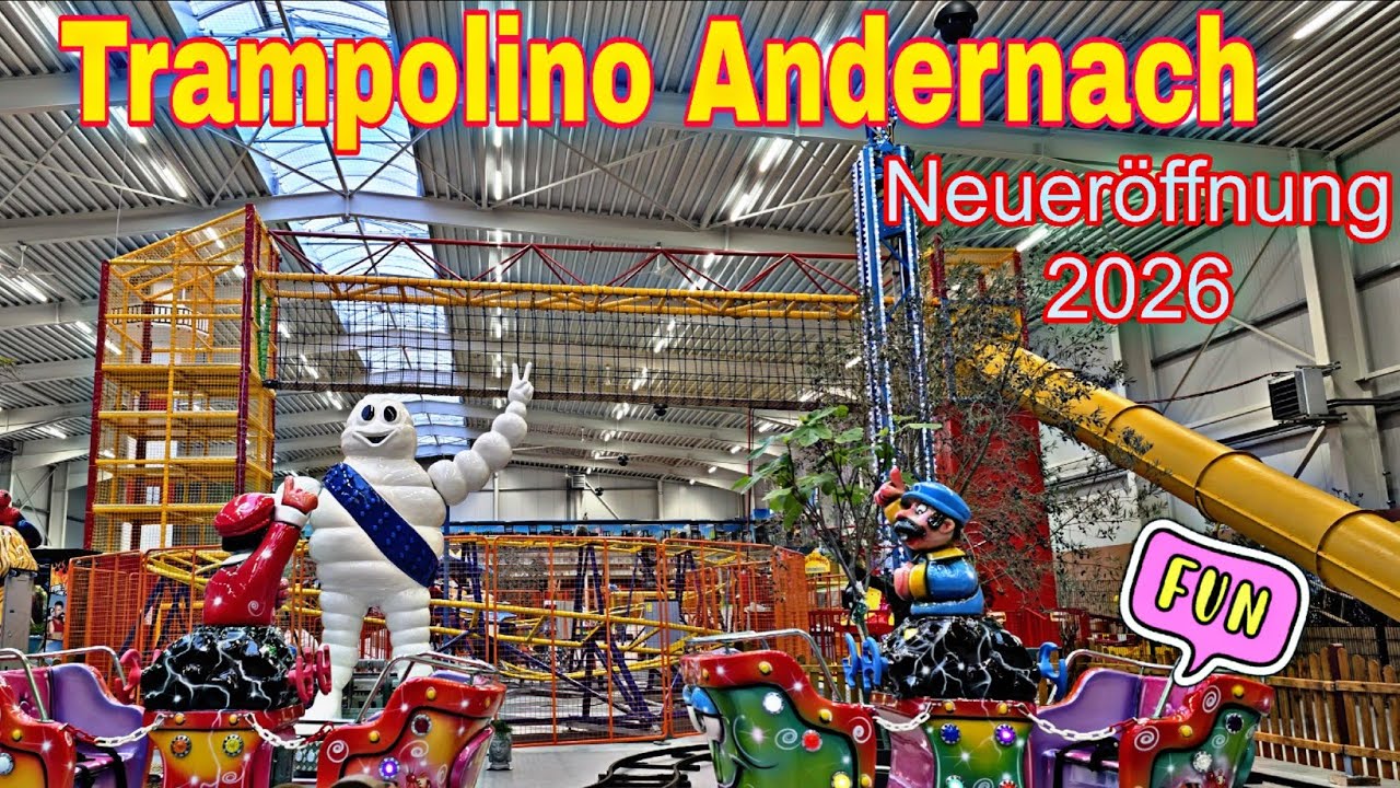 Trampolino Andernach Neueröffnung 2026✌️🤩