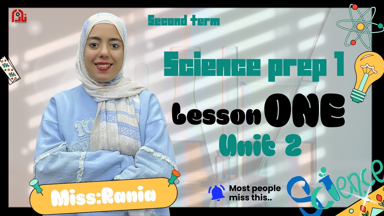 Science prep1_ Second term                                           Unit 2_Lesson 1♥️ 📚