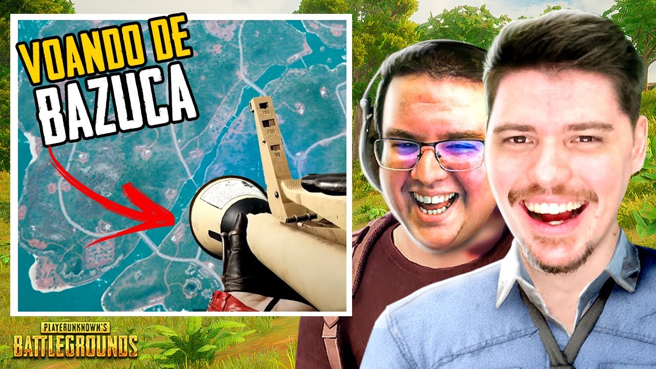 O TECNOSH SAIU VOANDO (LITERALMENTE) DE BAZUCA!! MAIOR BUG DA HISTÓRIA DO PUBG??