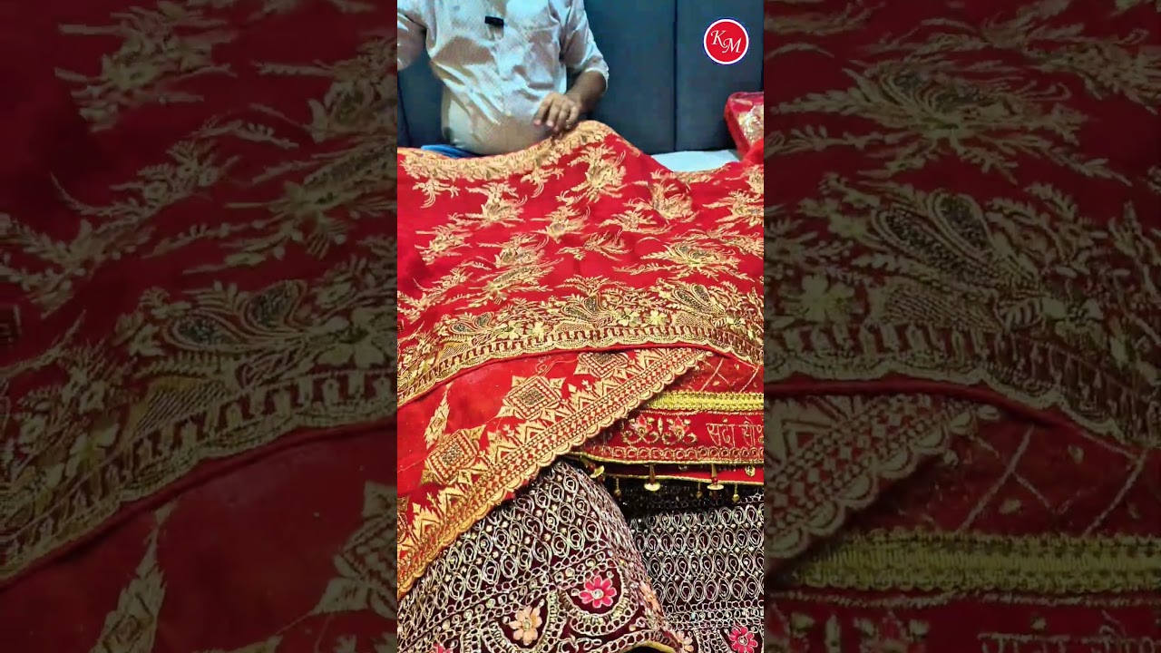 Bridal Saree Wholesale &mdash; ऐसा Fabric जो ग्राहक खुद माँग के आते हैं! | सूरत #trending #trend #viral