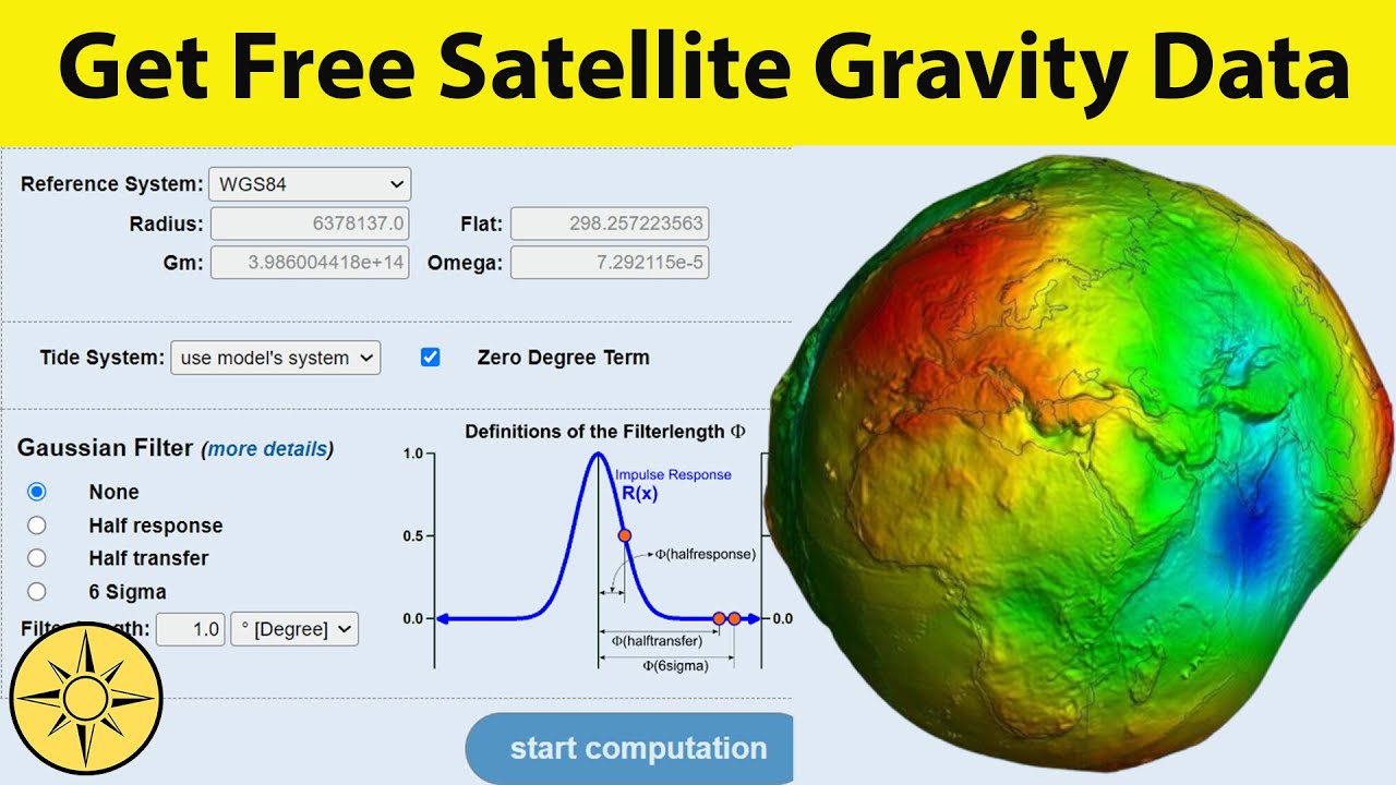 Get Free Satellite Gravity Data