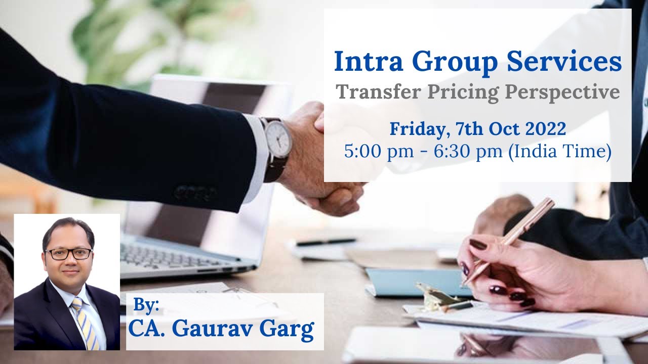 Intra Group Services - Transfer Pricing Perspective