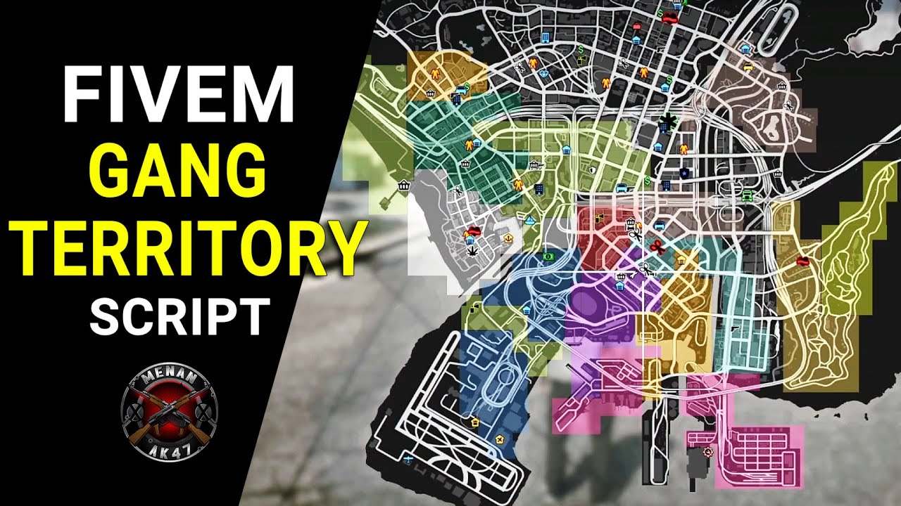 GANG TERRITORY FIVEM | ESX/QBCORE