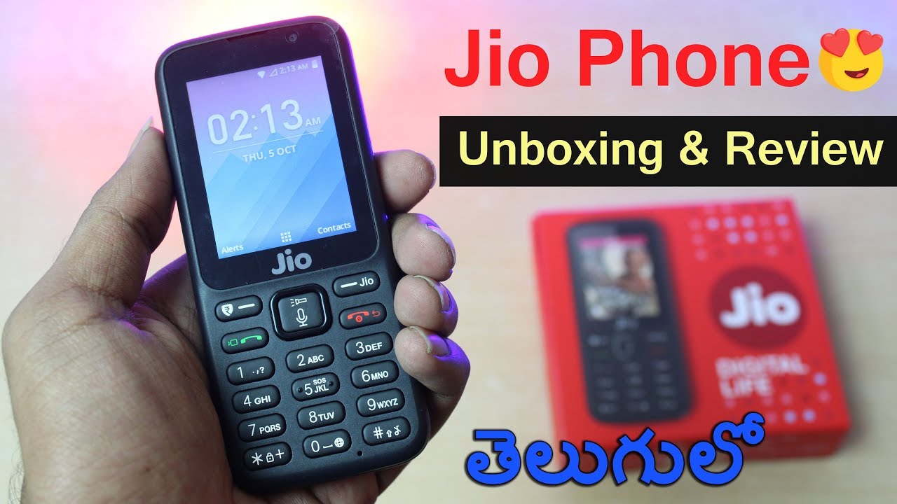 Jio Feature Phone Unboxing & Review In Telugu || by Telugu Tech TV