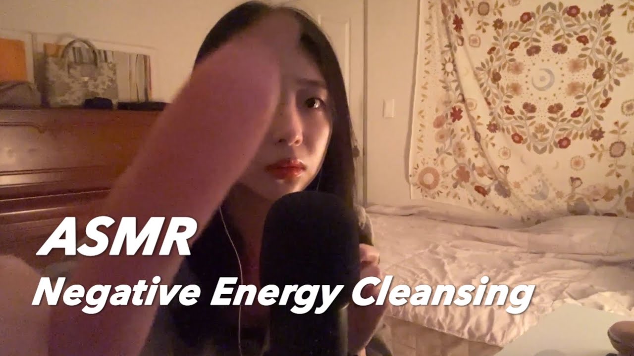 ASMR 부정적 에너지 클렌징💭negative energy cleansing✨with long nail