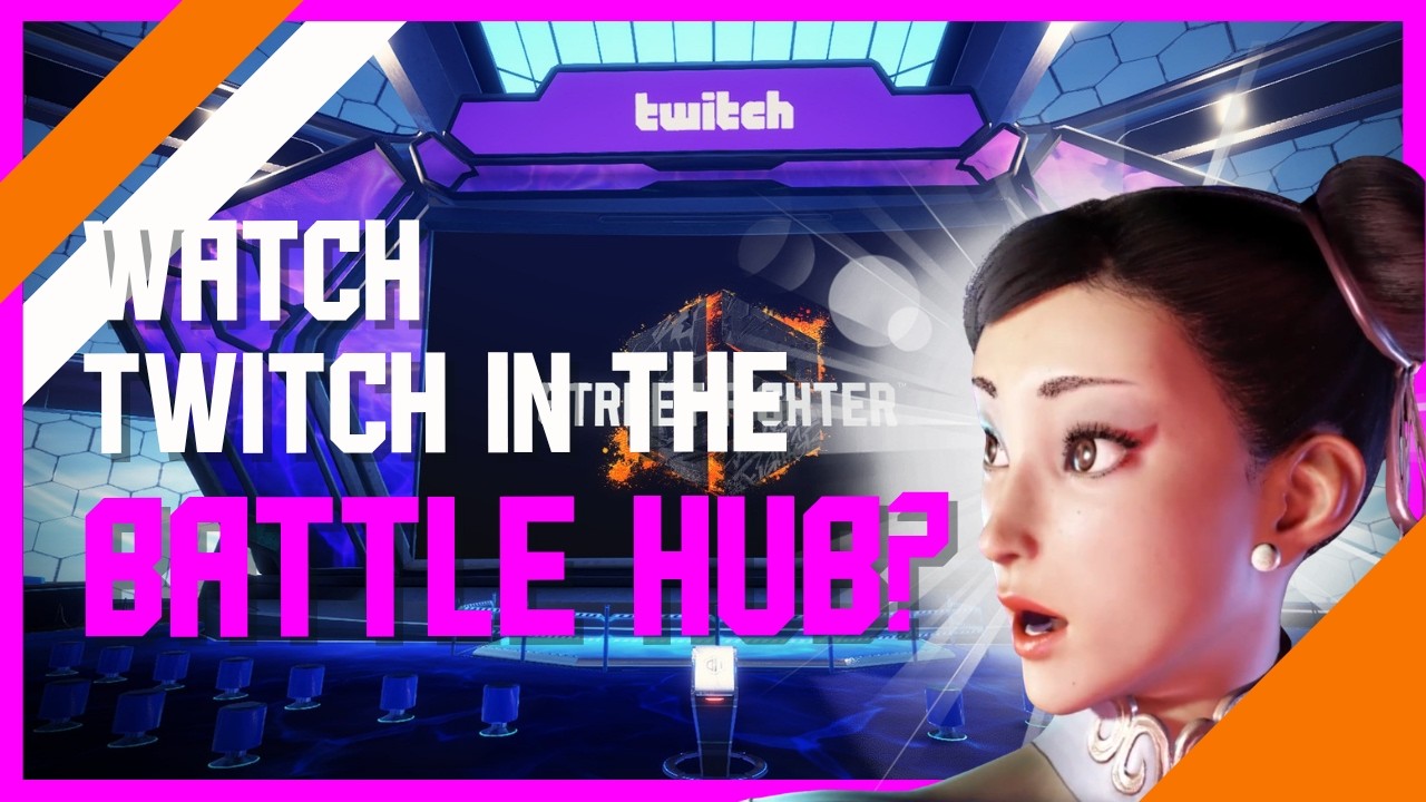 Let's check out Twitch streaming in the SF6 Battle Hub...