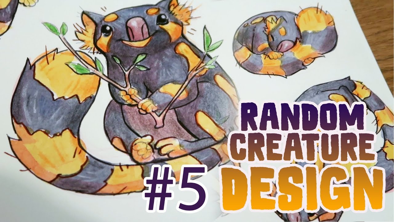 Fire Panda! RANDOM CREATURE DESIGN #5