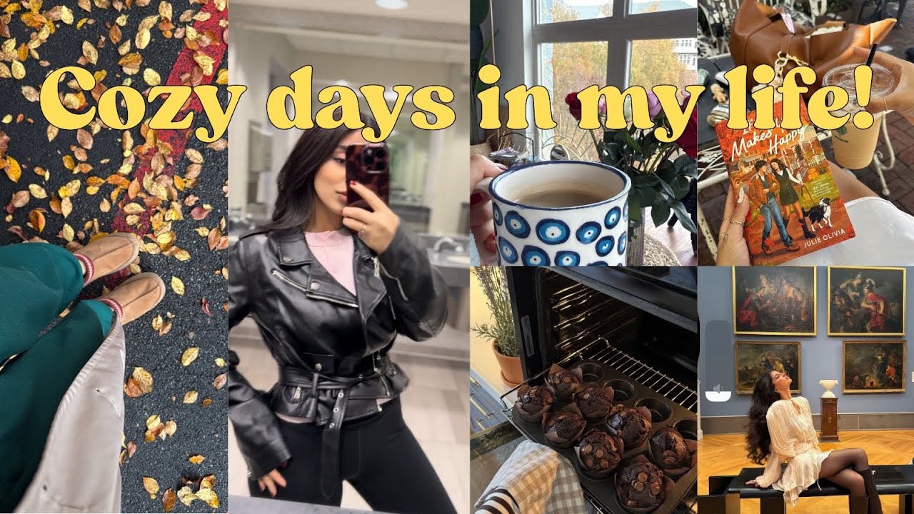Cozy “ FALL” days: shopping 🛍️ + Cooking 👩🏻‍🍳 + Groceries 🛒🧺