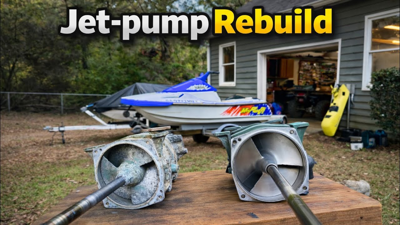Yamaha Waverunner III Jetpump Rebuild & Test