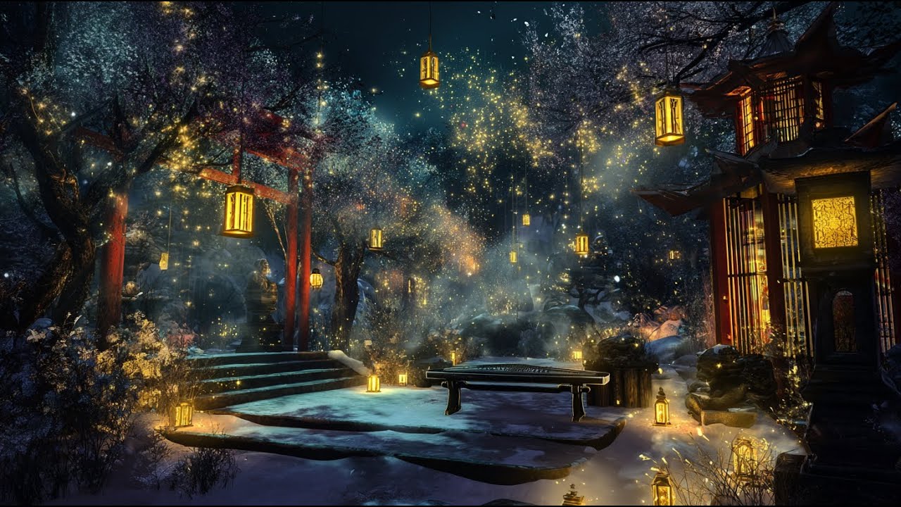 Moonlit Temple of December