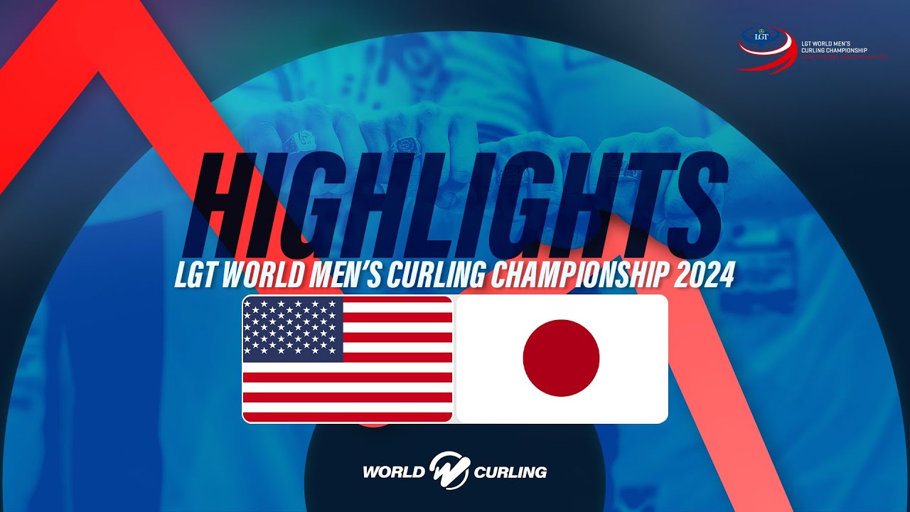 United States  v Japan - LGT World Men's Curling Championship 2024 - Highlights