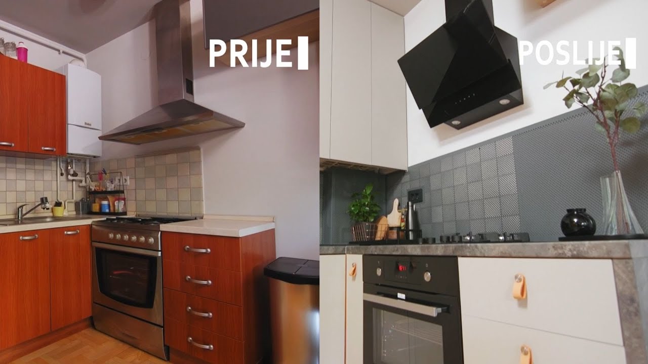Makeover stare kuhinje materijalom po mjeri