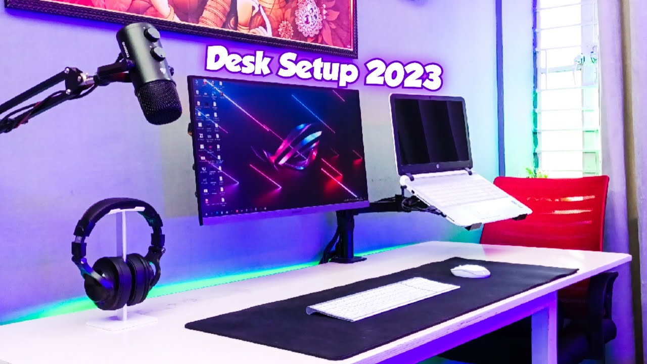Desk Setup 2025 | Rife laptop and monitor stand review in Hindi 🔥