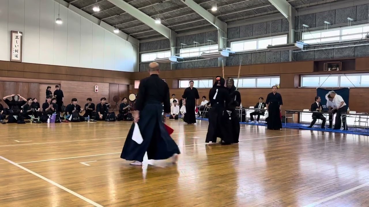 2025년 한일교류학생검도친선시합 한국체육대학교 최시연 VS 摂南大学校　森口 (셋쓰난대학 모리구치)