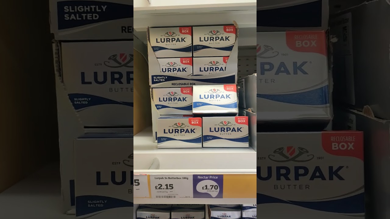 LURPAK SALTED BUTTER AT SAINSBURY'S #LURPAK #BUTTER