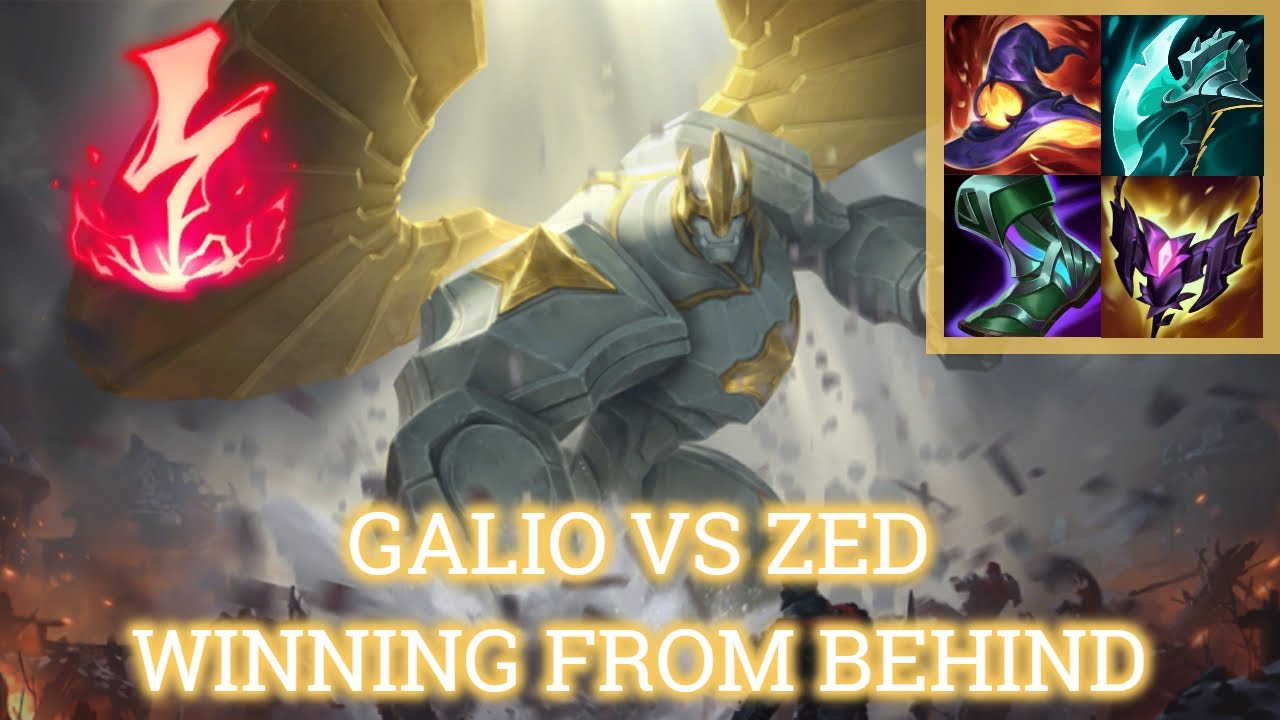 Galio VS Zed: Explaing to Zed why AP is better