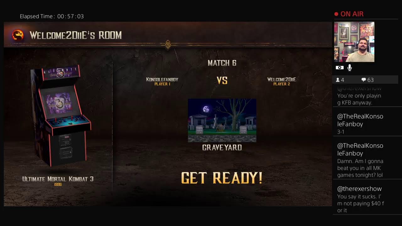 MK Legacy PSN Matches Online Battles