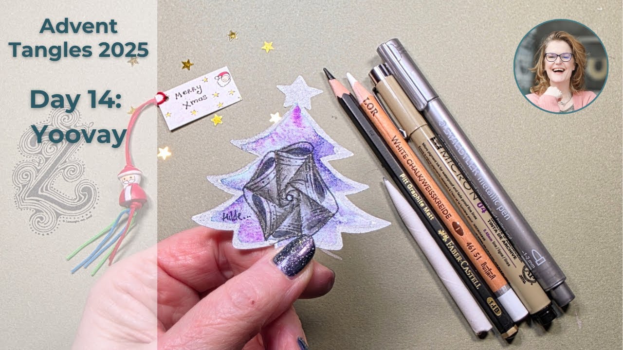 Zentangle Advent Tangles - The mini drawing challenge you can actually stick to