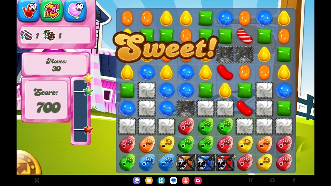 Candy crush saga old version modded gameplay #28