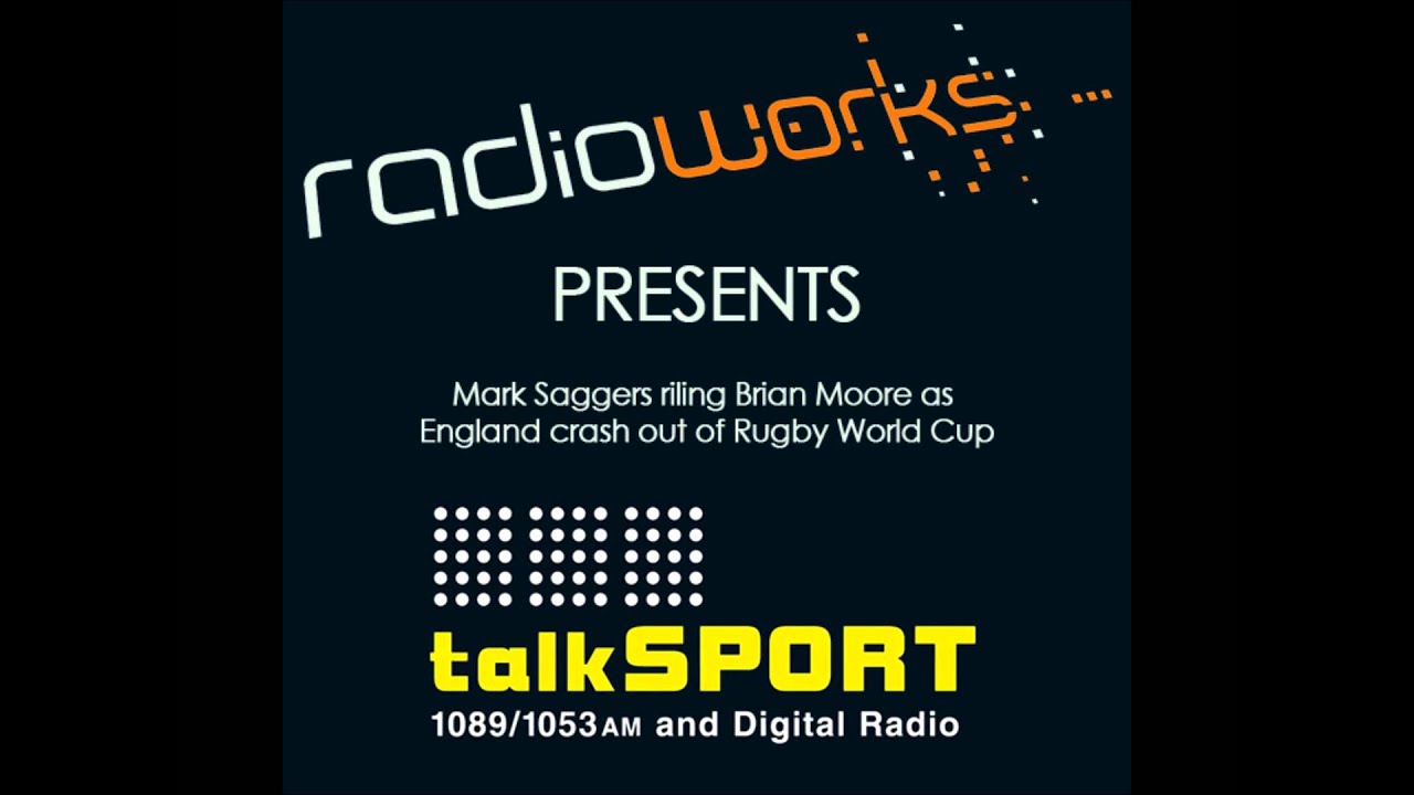Talksport's Mark Saggers riles Brian Moore as England crash out of RWC